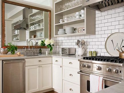 Design-o bucătărie mică, fără fereastră - interior hd
