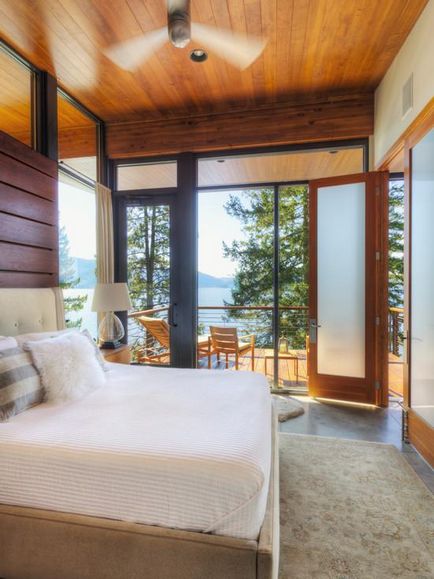 Design Dormitor, cu balcon 30 cele mai bune fotografii de interioare