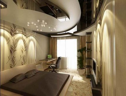 Proiectarea un dormitor cu balcon, modul de organizare a spațiului, vse o spalne