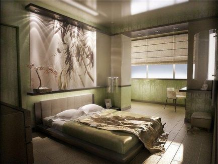 Proiectarea un dormitor cu balcon, modul de organizare a spațiului, vse o spalne
