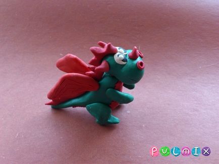 plastilină etape Dragon