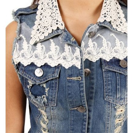 Denim Vest - complement colorat imagine!