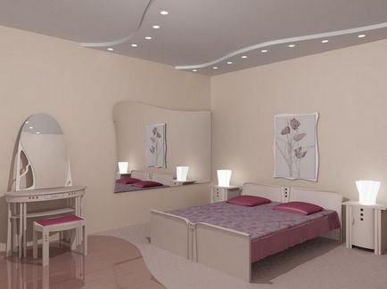 Design foto a plafonului în tipurile de dormitor, direcții stilistice și materiale de finisare utilizate