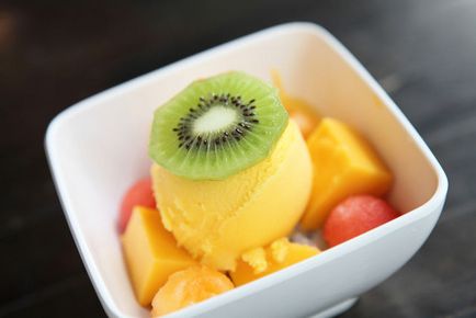 înghețată șerbet de fructe la domiciliu, site-ul oficial de rețete Julia Vysotsky