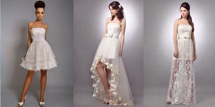 Galeria de imagini de nunta sau o rochie de mireasa scurta