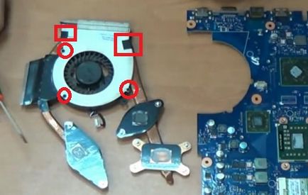 Instrucțiuni pentru dezasamblare, asamblare și praf de curățare de laptop Samsung R525