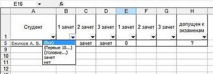 Folosind un operator logic, dacă Excel