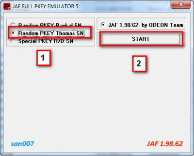 JAF - instrucțiuni, sau cum să lumineze intermitent firmware-ul piratat