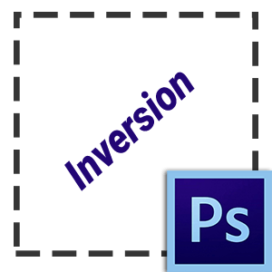 Ca de selecție invertit Photoshop