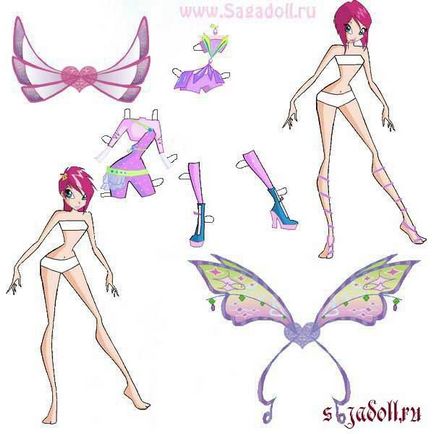 Cum de a face hârtie din Winx (care urmează să fie coapte) Cum se face de hârtie de la Winx