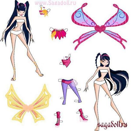 Cum de a face hârtie din Winx (argila să fie) Cum se face de hârtie de la Winx
