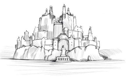 Cum de a desena un castel, cetatea trage treptat