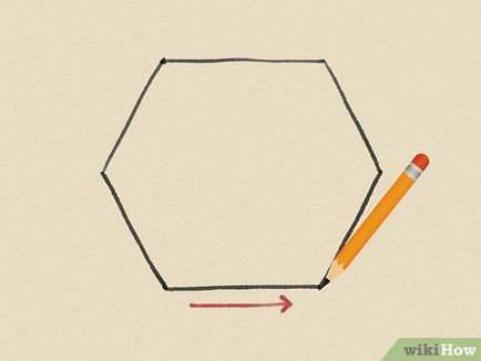 Cum de a desena un hexagon
