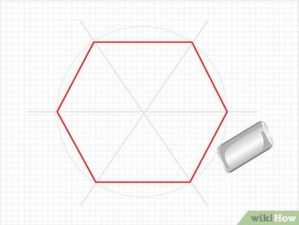 Cum de a desena un hexagon