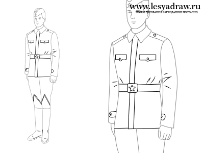 Cum de a desena un soldat cu ajutorul fotografiei