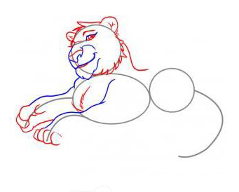 Cum de a desena un tigru, desen în Photoshop