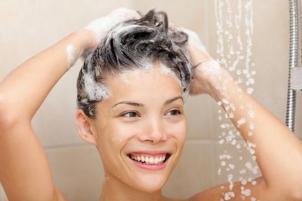 Cum să se spele, uscat și pieptene de păr