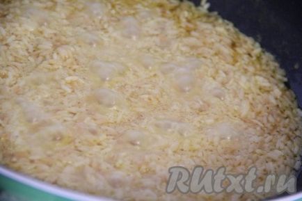 Cum de a găti orez prăjit - o rețetă cu o fotografie