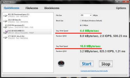 Cum de a verifica viteza de înregistrare și citire unitate flash USB (flash drive) Cum de a verifica viteza de înregistrare și citire unitatea flash USB