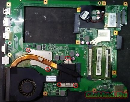 Cum să demontați și curățați praful de pe b560 laptop Lenovo - laptop de curățare b560 lenovo