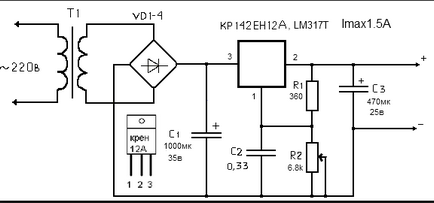 Cum de a face variatorului 220 și 12 în circuit, ghid video