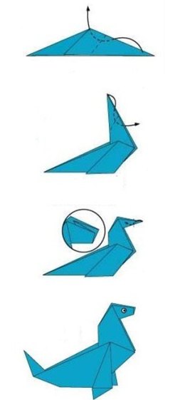 Cum sa faci un dinozaur făcut din hârtie două moduri