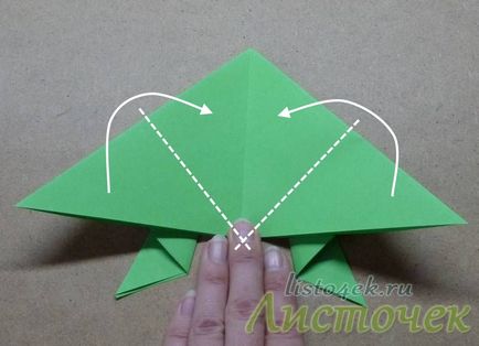 Cum sa faci o Sărituri broasca de hârtie, bucată de hârtie