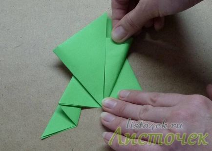 Cum sa faci o Sărituri broasca de hârtie, bucată de hârtie