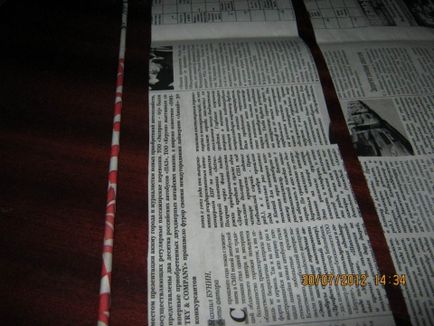 Cum să se răsucească tubul din ziare