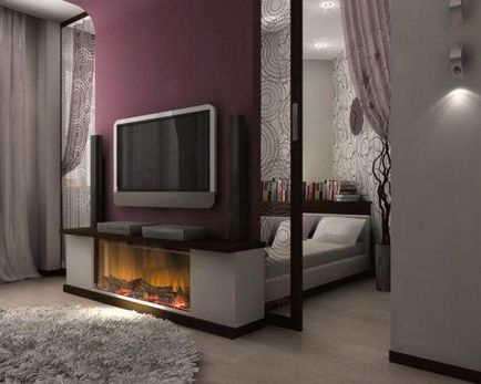 Cum se pot combina design-camera de zi și dormitor fotografii de interior camere combinate