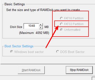 Cum de a crea un disc în memoria RAM Dataram ramdisk