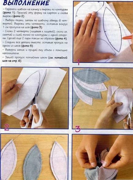 Cum să coase o minge de pânză cu mâinile