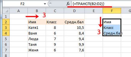 Ca un șir de caractere în Excel converti într-o coloană