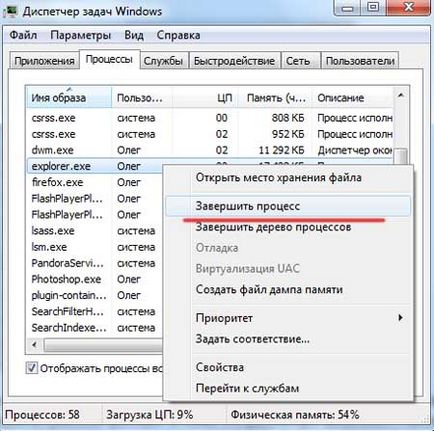 Cum de a elimina bara de activități din Windows 7
