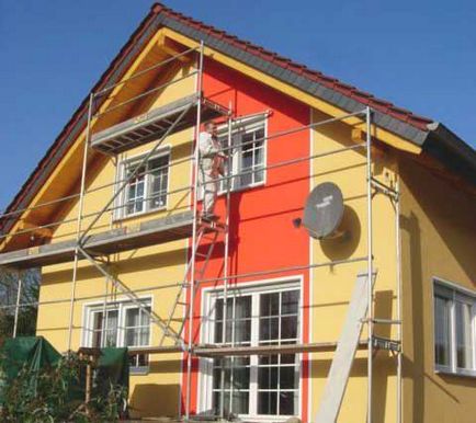 Cum de a decora fațada unei case private, cu propriile sale mâini idei