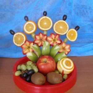 Cum de a decora un tort de fructe la domiciliu, pas cu pas fotografie