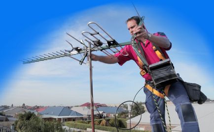 Cum se instalează antena pe acoperișul unei case private