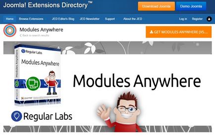 Cum se introduce un modul într-un articol Joomla