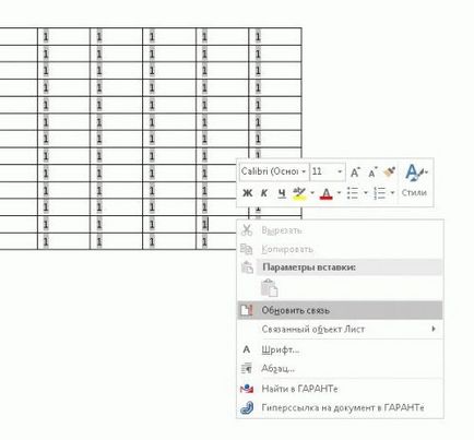 Cum se introduce tabel Excel în Word