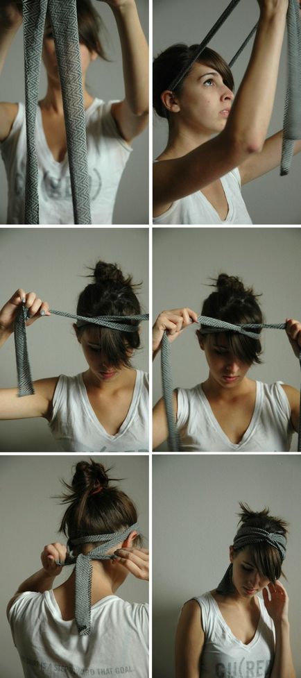 Cum de a strânge părul de coafuri banda de lungimi diferite