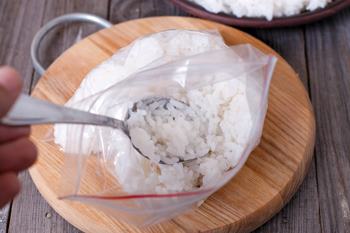 Cum să înghețe de orez (Ready) - reteta cu pas cu pas fotografii