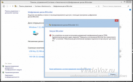 Cum de a cripta discuri folosind tehnologia BitLocker (politici) Cum de a cripta discuri folosind tehnologia BitLocker