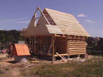 Cum să coase fronton de case din lemn, cu propriile lor mâini