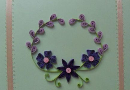 Picturi in tehnica quilling (foto)