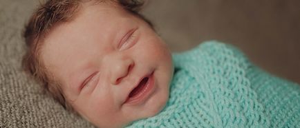 Atunci când nou-născut începe să zâmbească în mod conștient