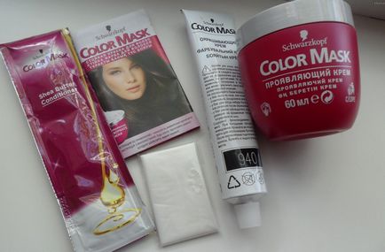 Par colorant «Schwarzkopf culoare masca», paleta, comentarii, pret