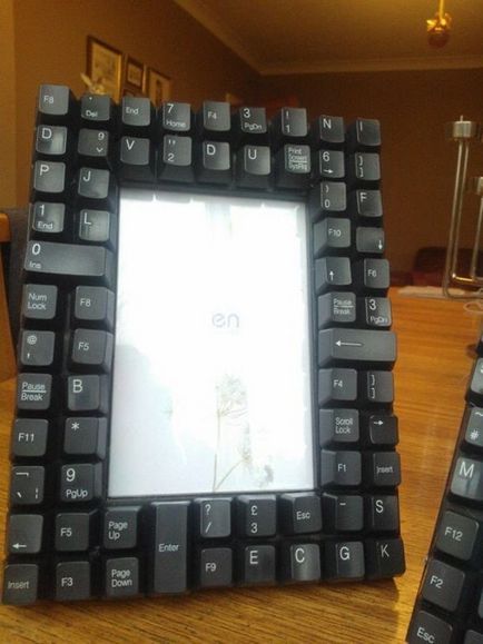 idee creativă de a folosi tastatura vechi