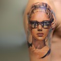 Ksenia Borodina a decis să decora corpul său încă un tatuaj în onoarea prima zi a nașterii fiicei sale