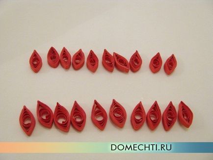 Quilling imagine a hârtiei cu mâinile pentru începători