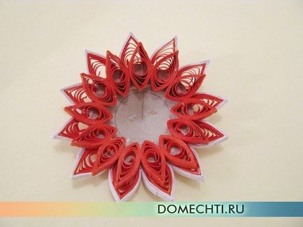 Quilling imagine a hârtiei cu mâinile pentru începători